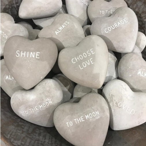 Cement Heart Stones – A Quirky Touch for Your Home or Garden